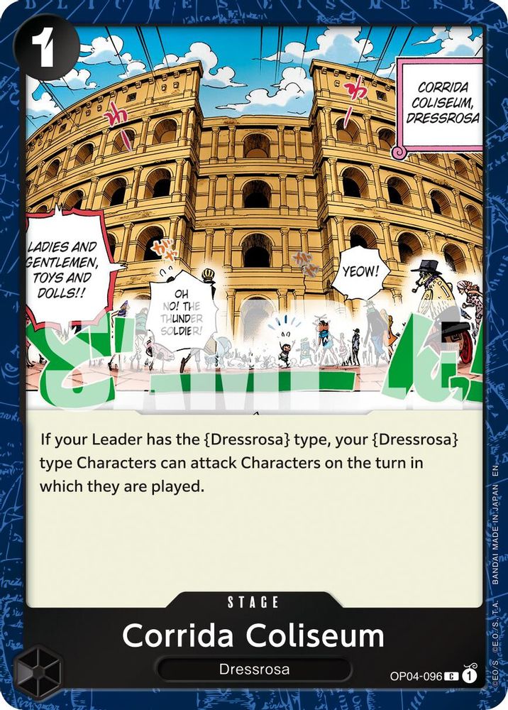 Corrida Coliseum (Pirate Foil) (OP04-096) Foil