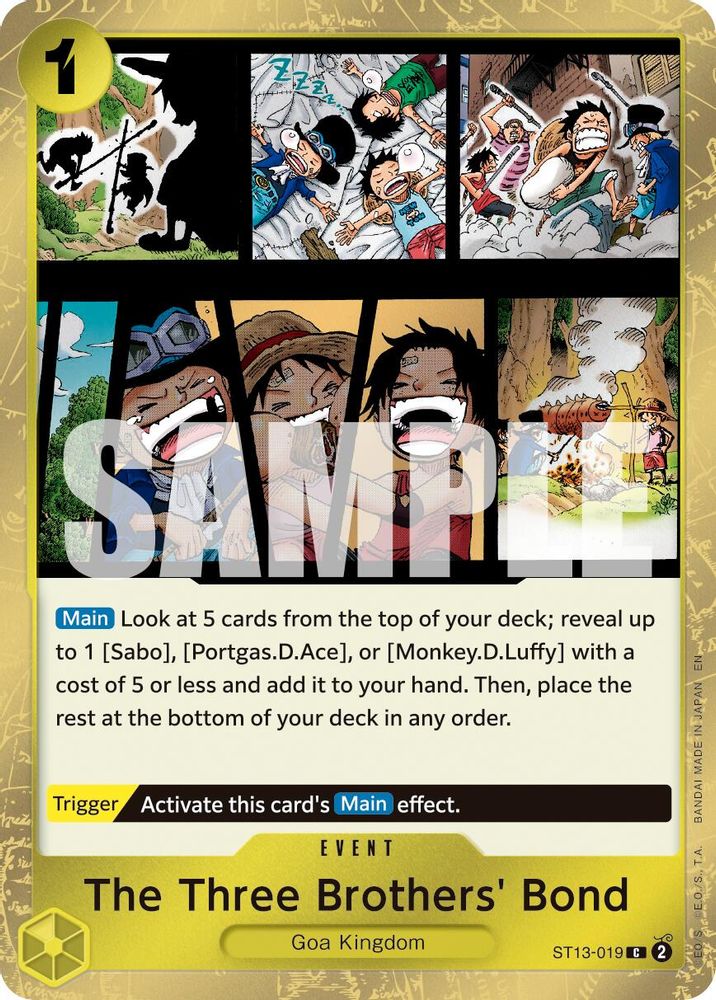 The Three Brothers' Bond (Pirate Foil) (ST13-019) Foil