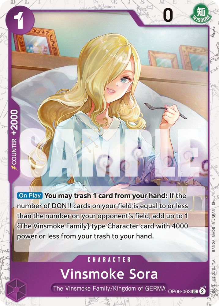 Vinsmoke Sora (Pirate Foil) (OP06-063) Foil