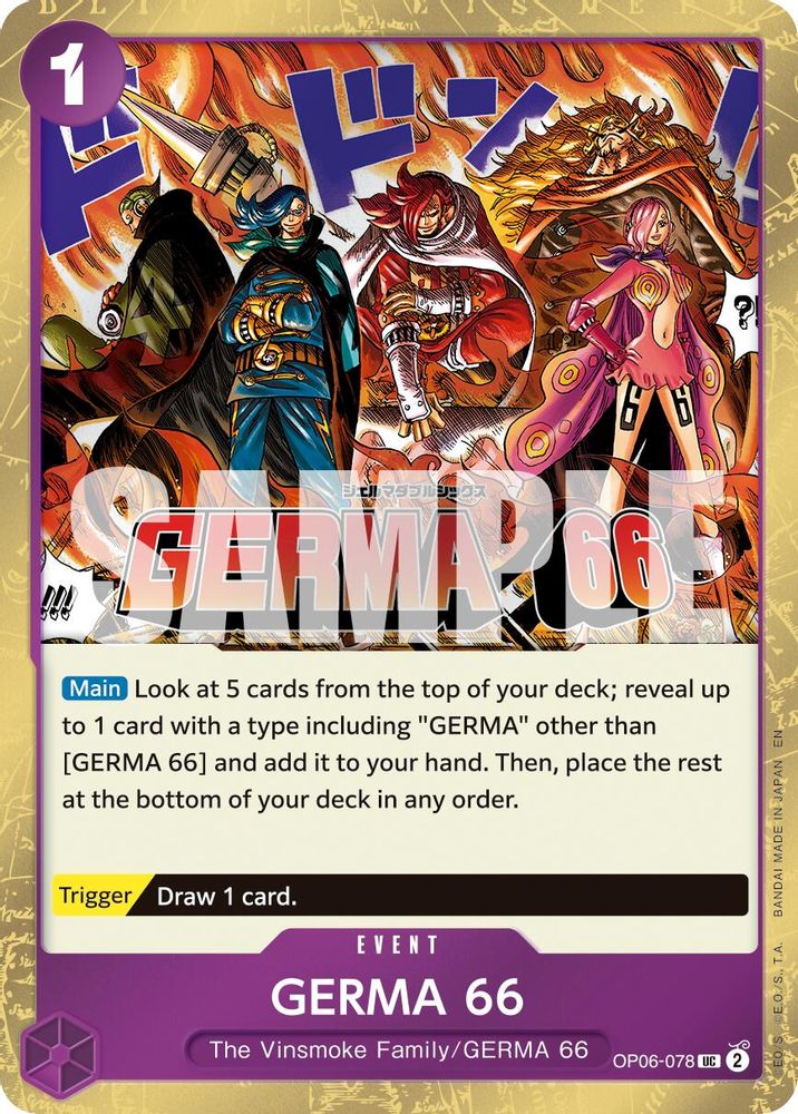 GERMA 66 (Pirate Foil) (OP06-078) Foil