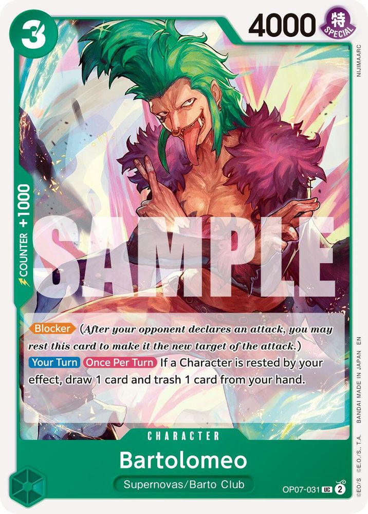 Bartolomeo (Reprint) (OP07-031)