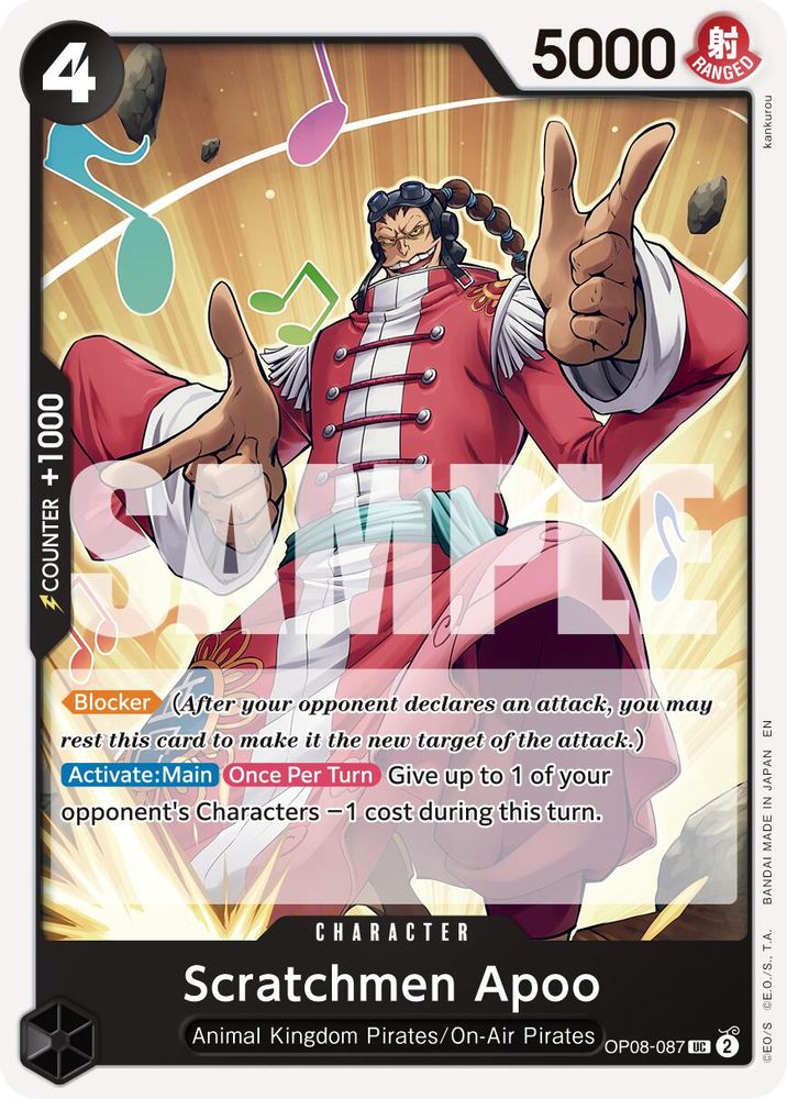 Scratchmen Apoo (Reprint) (OP08-087)