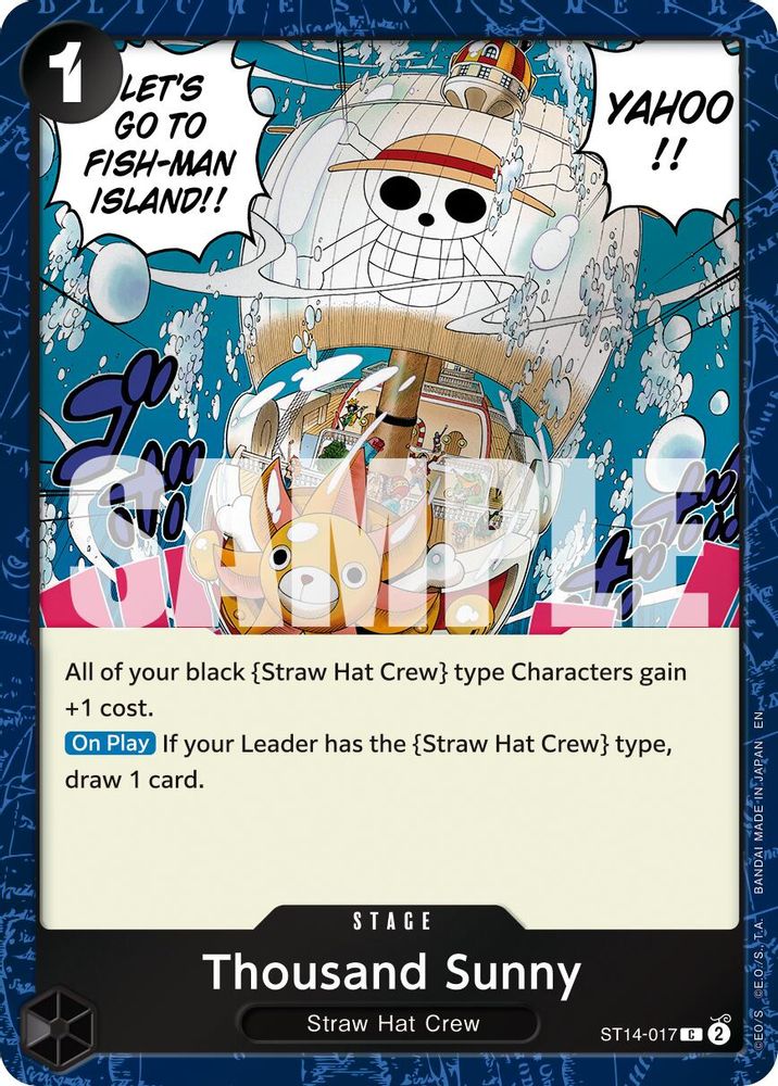 Thousand Sunny (Pirate Foil) (ST14-017) Foil