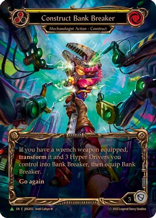 Construct Bank Breaker - JDG052 (JDG052) Cold Foil - Flesh and Blood: Promo Cards