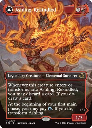 Ashling, Rekindled (Borderless) (290) Foil - Lorwyn Eclipsed