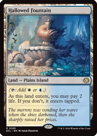 Hallowed Fountain (265) - Lorwyn Eclipsed
