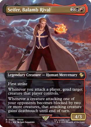 Seifer, Balamb Rival (Borderless) (451) - Commander: FINAL FANTASY