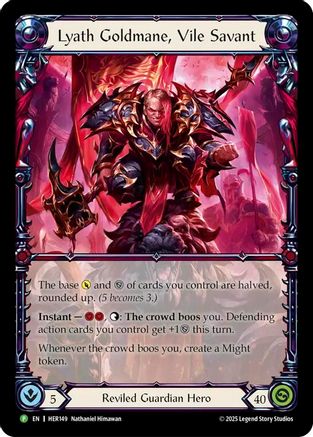Lyath Goldmane, Vile Savant (HER149) Rainbow Foil - FaB Promos
