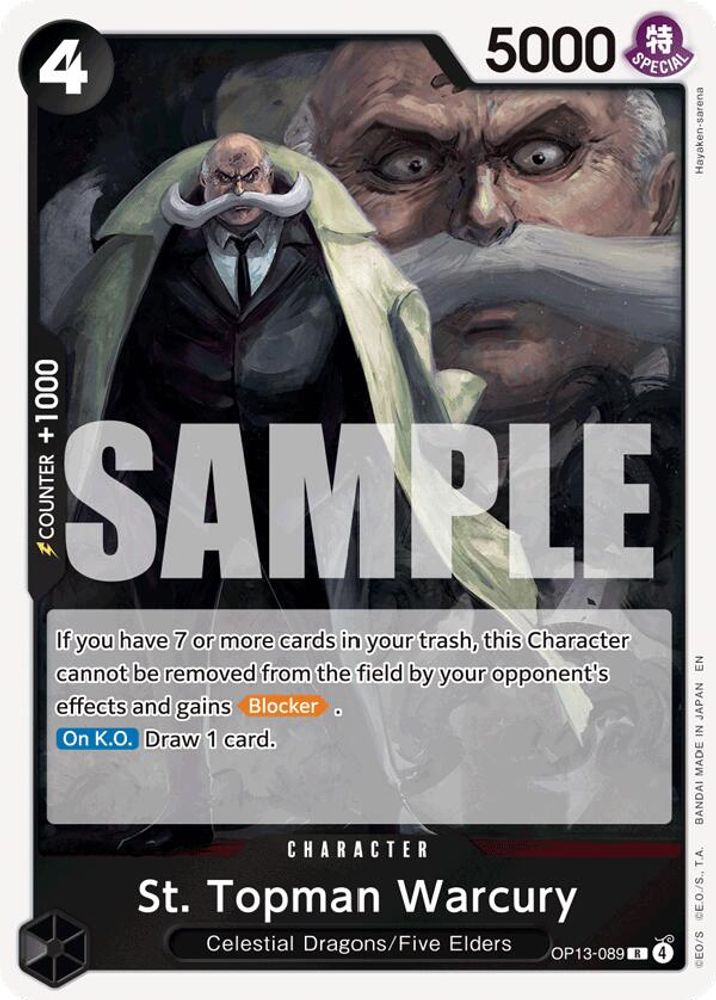 St. Topman Warcury (OP13-089) Foil
