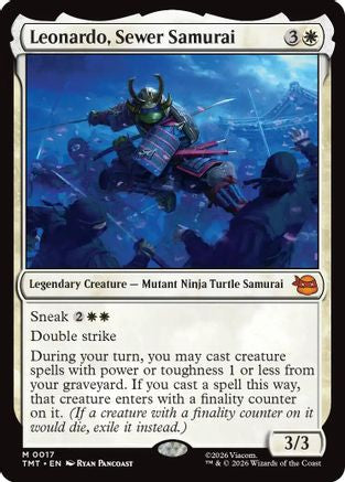 Leonardo, Sewer Samurai (017) - Teenage Mutant Ninja Turtles