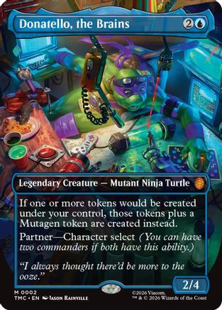 Donatello, the Brains (Borderless) (002) - Commander: Teenage Mutant Ninja Turtles