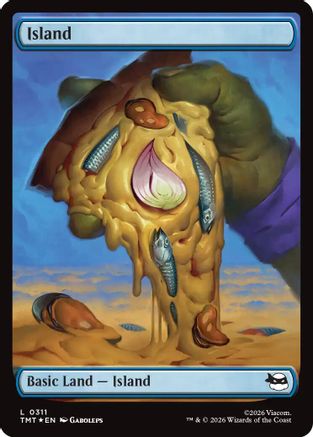 Island (Surge Foil) (311) Foil - Teenage Mutant Ninja Turtles