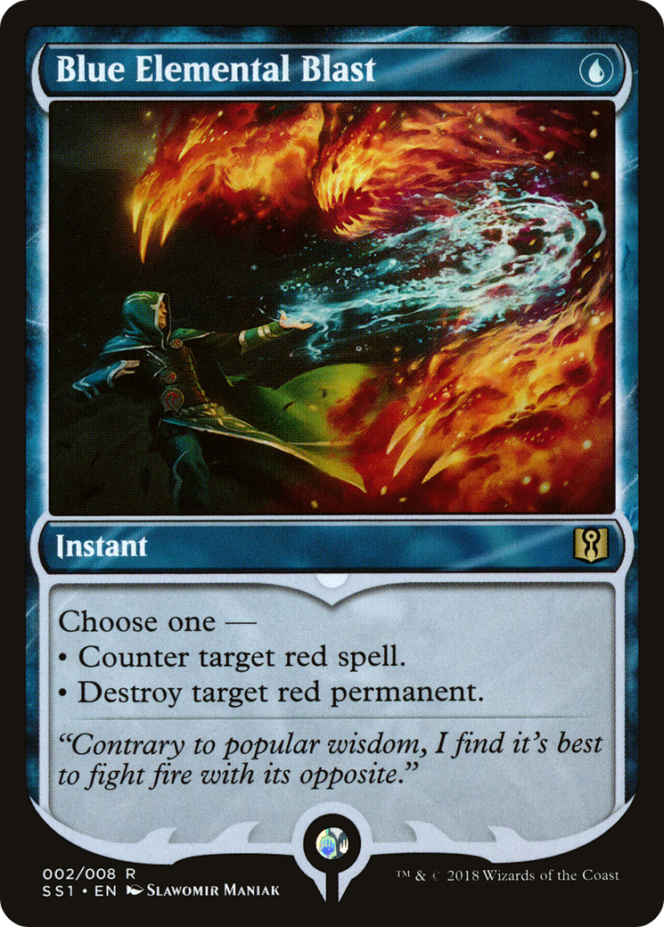 Blue Elemental Blast (002) - Signature Spellbook: Jace