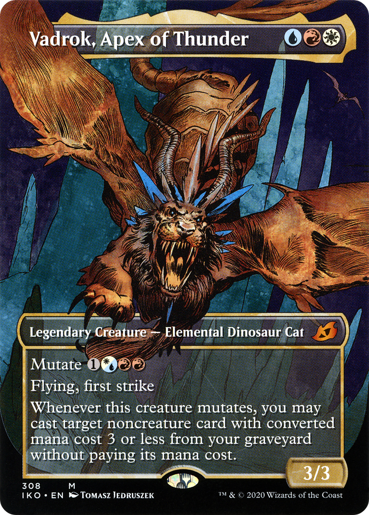 Vadrok, Apex of Thunder (Showcase) (308) Foil - Ikoria: Lair of Behemoths