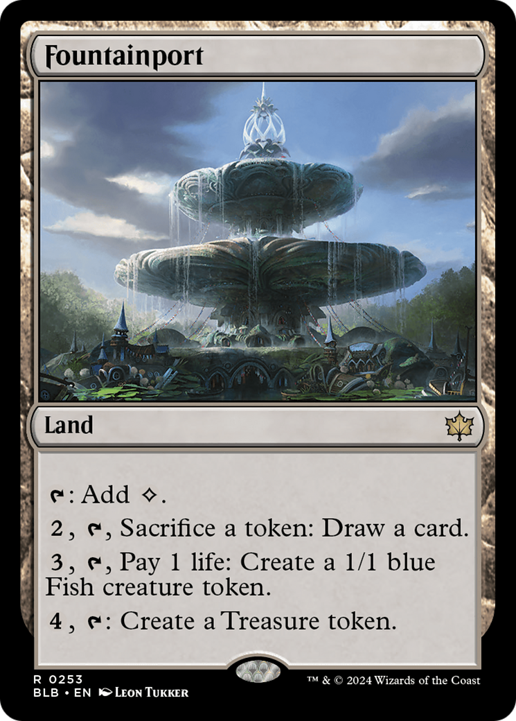 Fountainport (253) Foil - Bloomburrow