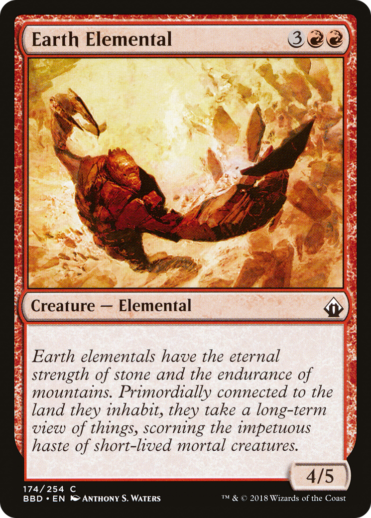 Earth Elemental (174) Foil - Battlebond