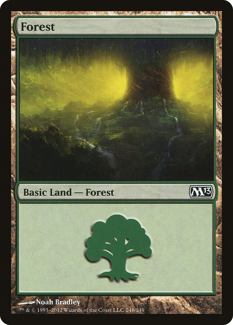 Forest (248) Foil - Magic 2013