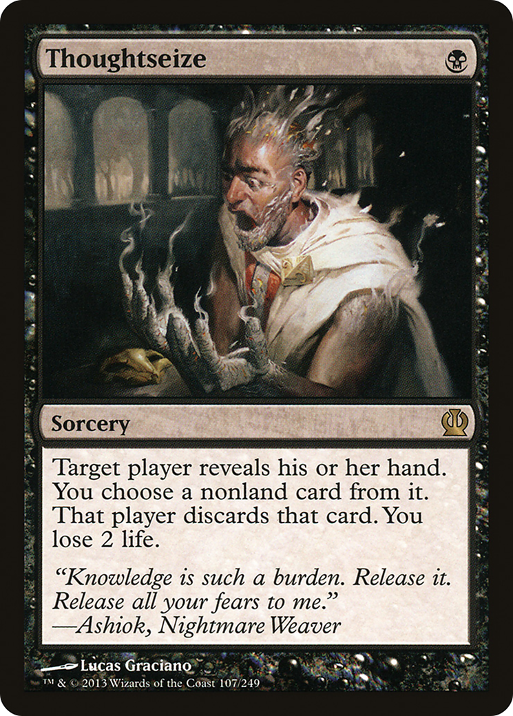 Thoughtseize (107) Foil - Theros