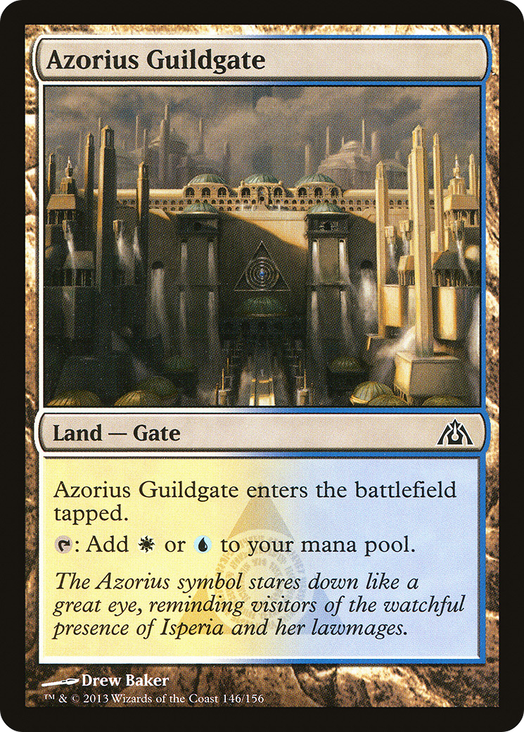Azorius Guildgate (146) Foil - Dragon's Maze