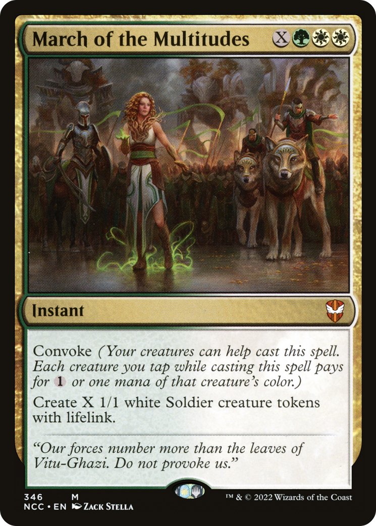 March of the Multitudes (346) - New Capenna Commander