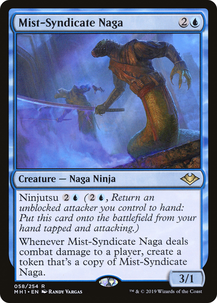 Mist-Syndicate Naga (058) Foil - Modern Horizons