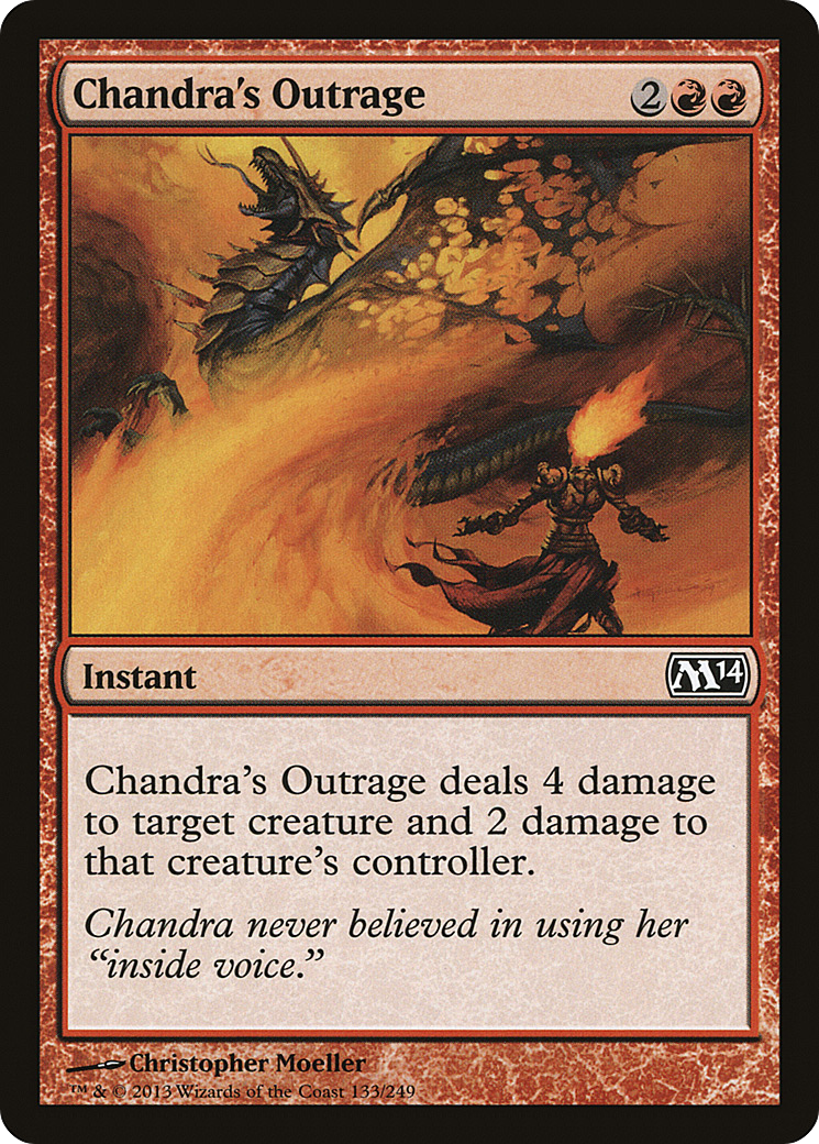 Chandra's Outrage (133) - Magic 2014