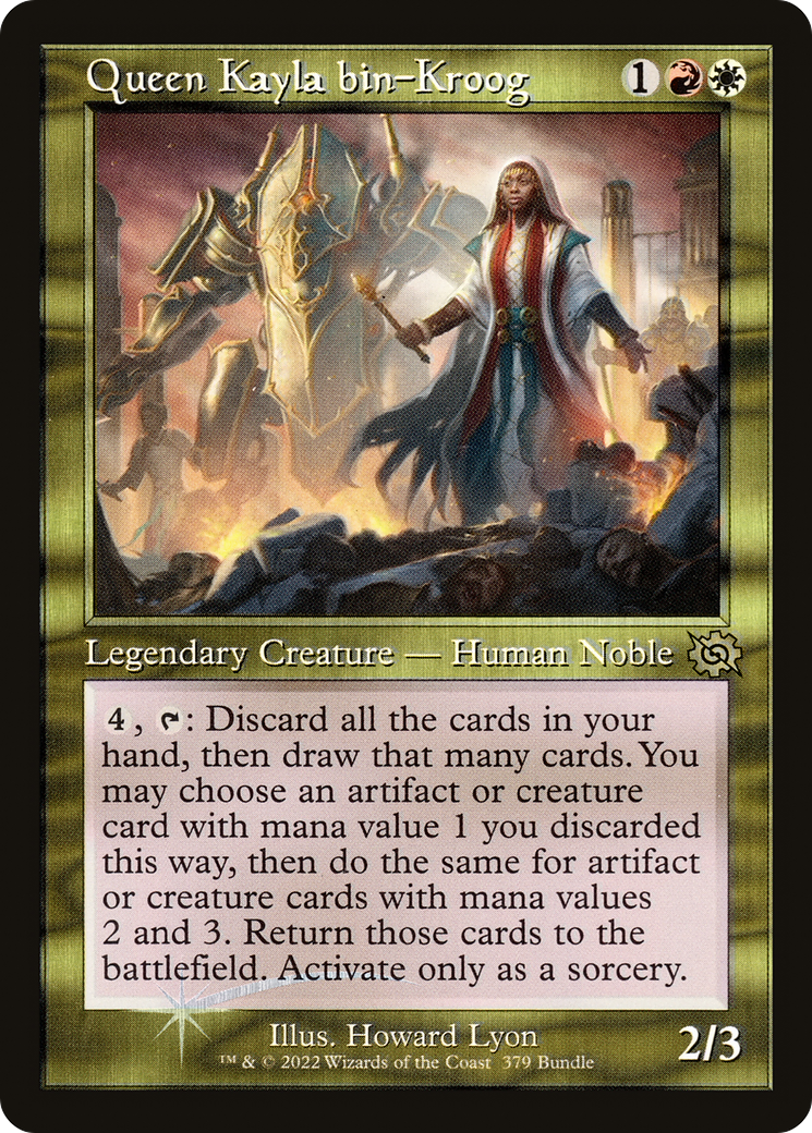 Queen Kayla bin-Kroog(BRO Bundle) (Retro) (379) Foil - The Brothers' War