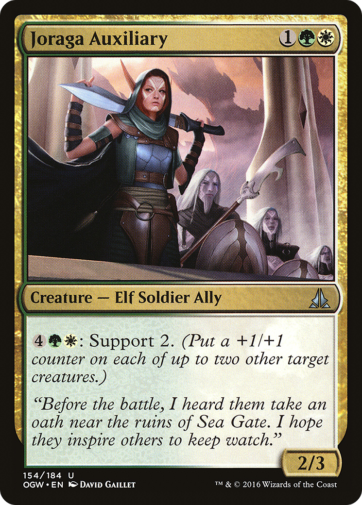 Joraga Auxiliary (154) Foil - Oath of the Gatewatch