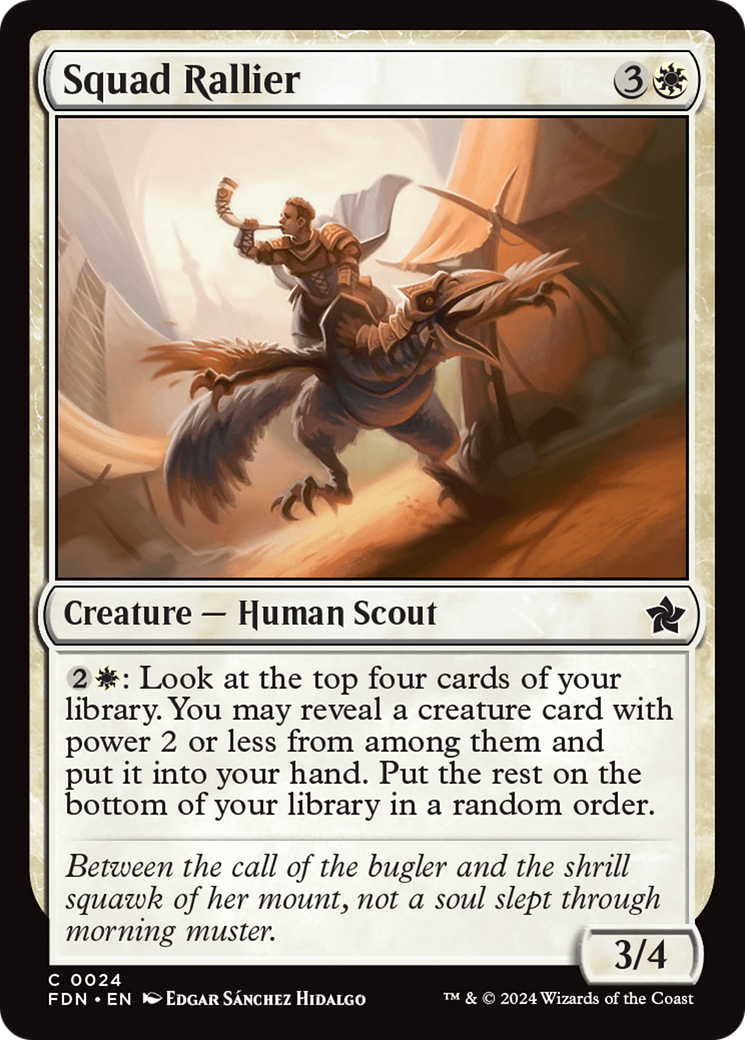 Squad Rallier (024) Foil - Foundations
