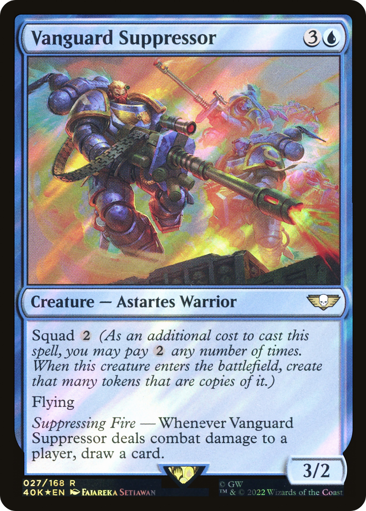 Vanguard Suppressor (027) Surge Foil - Warhammer 40,000 Commander