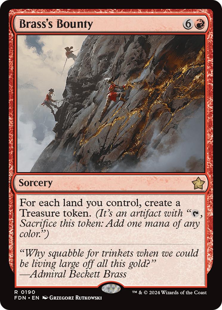 Brass's Bounty (190) Foil - Foundations