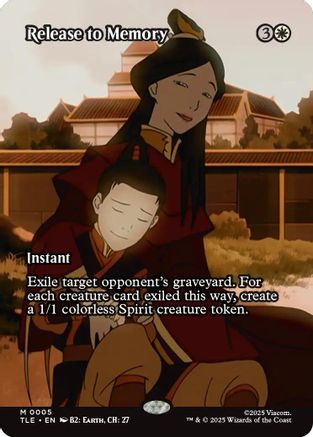 Release to Memory (Borderless) (005) Foil - Avatar: The Last Airbender: Eternal-Legal