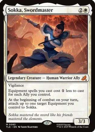 Sokka, Swordmaster (083) Foil - Avatar: The Last Airbender: Eternal-Legal
