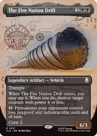 The Fire Nation Drill (Borderless) (321) - Avatar: The Last Airbender