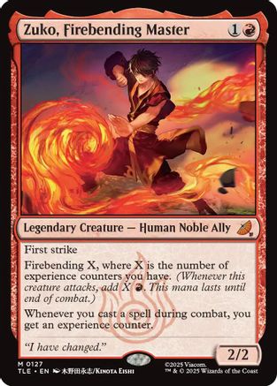 Zuko, Firebending Master (127) - Avatar: The Last Airbender: Eternal-Legal