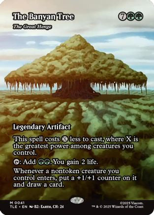The Banyan Tree – The Great Henge (Borderless) (041) Foil - Avatar: The Last Airbender: Eternal-Legal