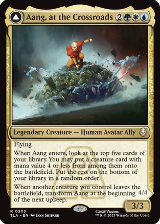 Aang, at the Crossroads (203) Foil - Avatar: The Last Airbender
