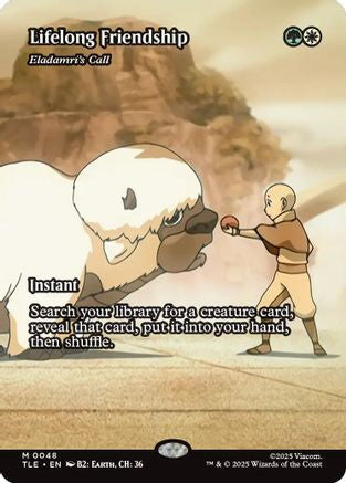 Lifelong Friendship – Eladamri's Call (Borderless) (048) Foil - Avatar: The Last Airbender: Eternal-Legal