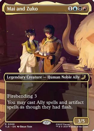 Mai and Zuko (Borderless) (068) - Avatar: The Last Airbender: Eternal-Legal