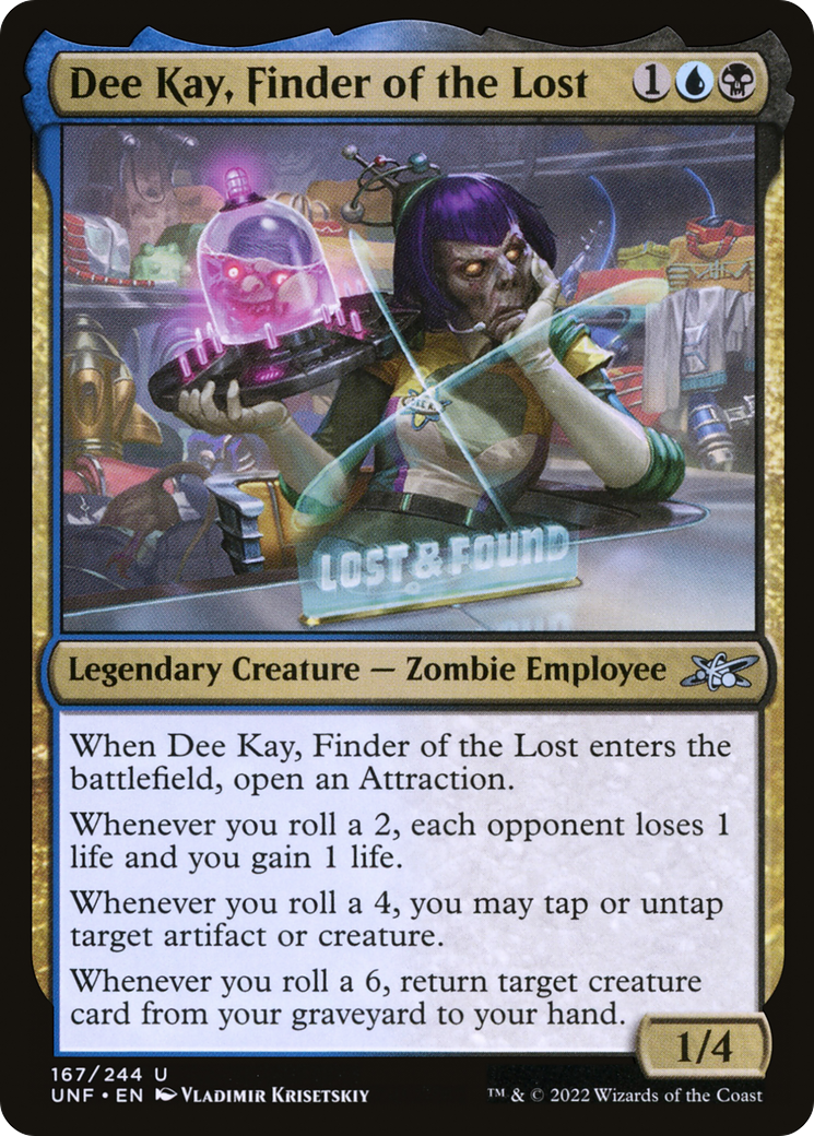 Dee Kay, Finder of the Lost (167) Foil - Unfinity