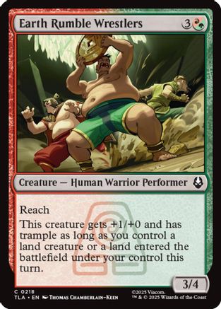 Earth Rumble Wrestlers (218) Foil - Avatar: The Last Airbender