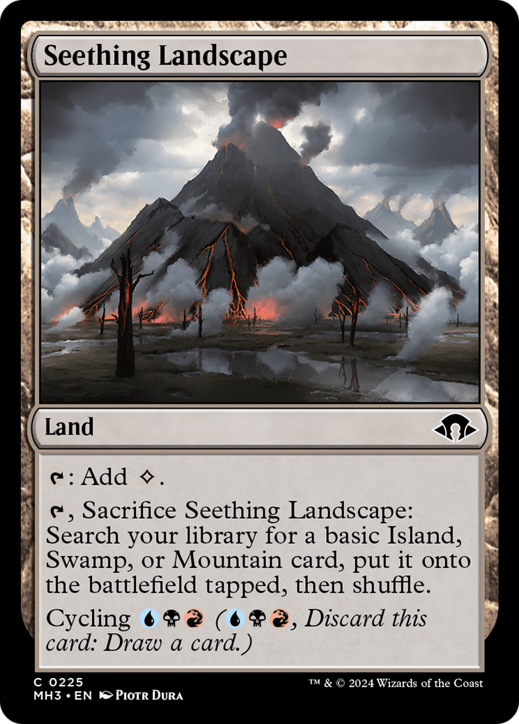 Seething Landscape (225) Foil - Modern Horizons 3