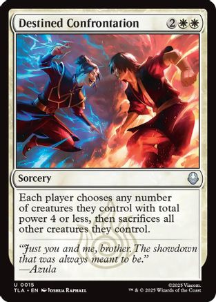 Destined Confrontation (015) Foil - Avatar: The Last Airbender