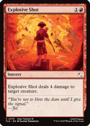 Explosive Shot (279) - Avatar: The Last Airbender: Eternal-Legal