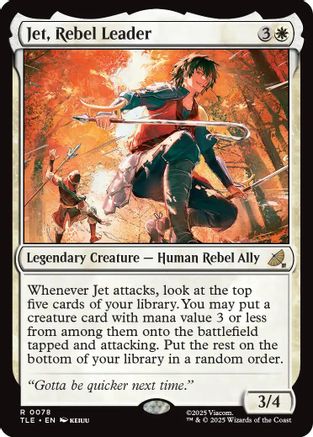 Jet, Rebel Leader (078) Foil - Avatar: The Last Airbender: Eternal-Legal