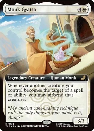 Monk Gyatso (Extended Art) (173) Foil - Avatar: The Last Airbender: Eternal-Legal