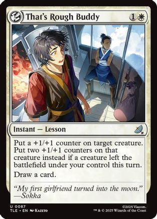That's Rough Buddy (087) - Avatar: The Last Airbender: Eternal-Legal