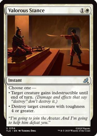 Valorous Stance (154) Foil - Avatar: The Last Airbender: Eternal-Legal