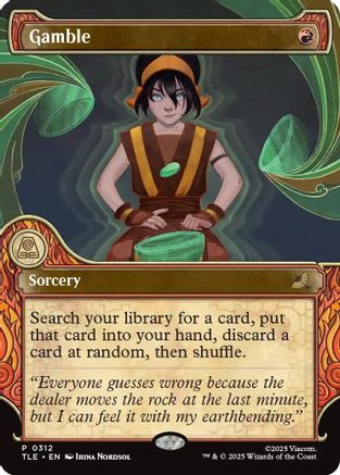 Gamble (Showcase) (312) - Avatar: The Last Airbender: Eternal-Legal