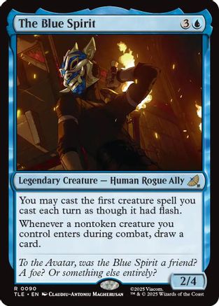 The Blue Spirit (090) Foil - Avatar: The Last Airbender: Eternal-Legal